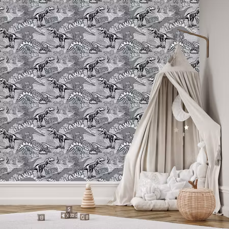 Tapet - Fototapet Dinosaurier för Ungdomsrum