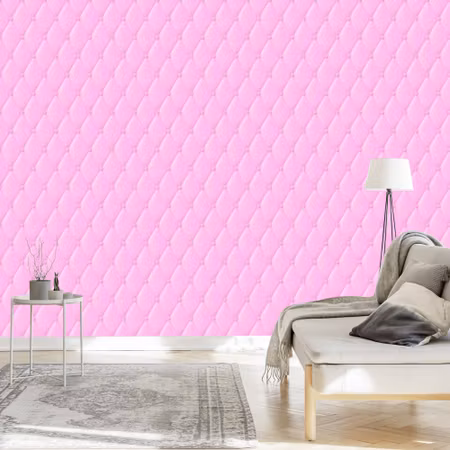 Tapet - Quiltat Rosa Mönster