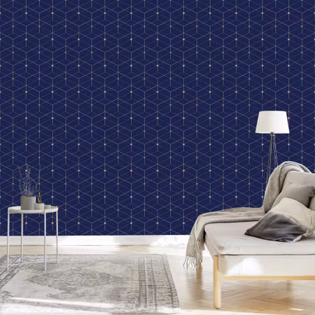 Tapet - Modernistiskt Geometriskt Mönster