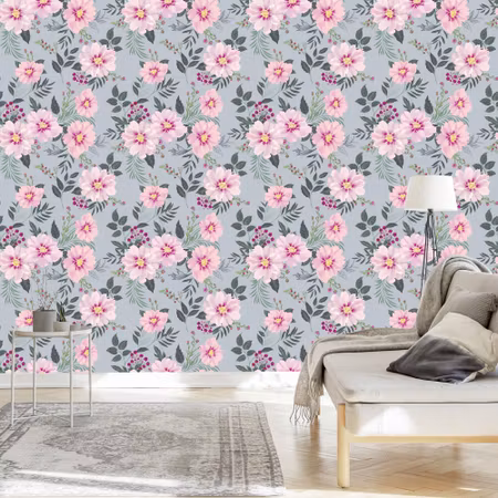 Tapet - Vackra Blommande Blommor