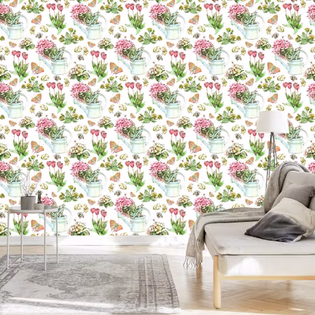 Tapet - Blommor i Konewka