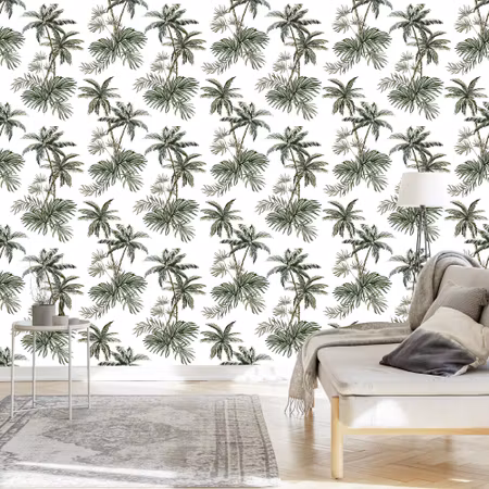 Tapet - Palmträd Växter Ungdomsrum