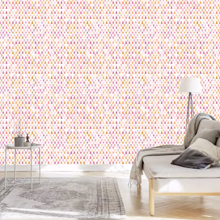 Tapet - Retro Stil Trianglar