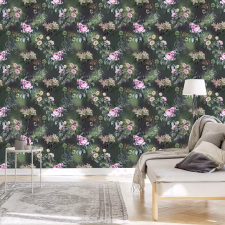 Tapet - Blommönster