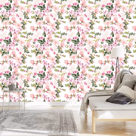 Tapet - Orkid Orkid Blommor Natur för Vardagsrum