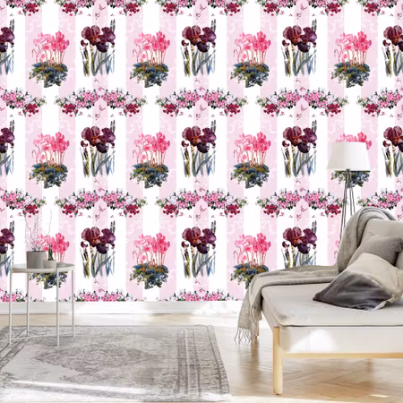 Tapet - Växter Blommor Natur Orkider