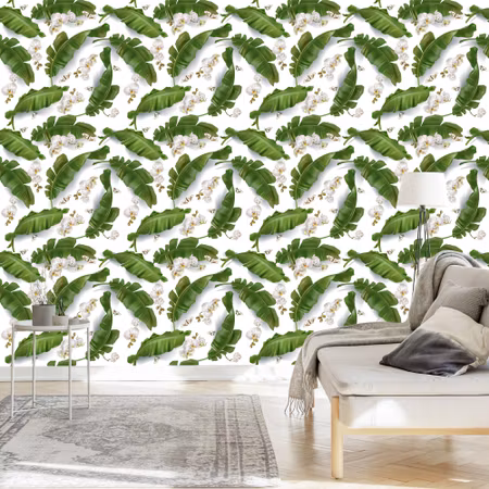 Tapet - Blommor av Orkider Natur för Salongen