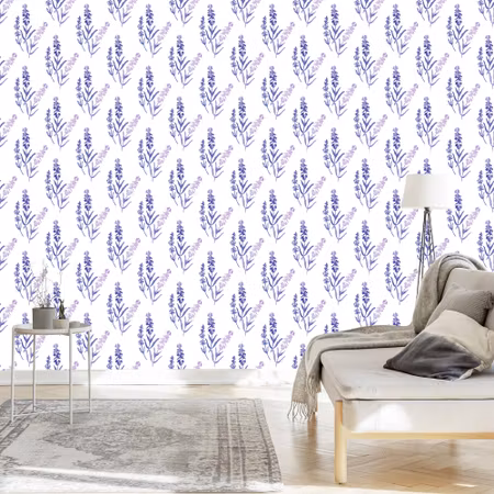 Tapet - Lavendel Design