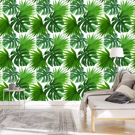 Tapet - Gröna Löv