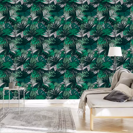 Tapet - Palm Banana Monstera Blad