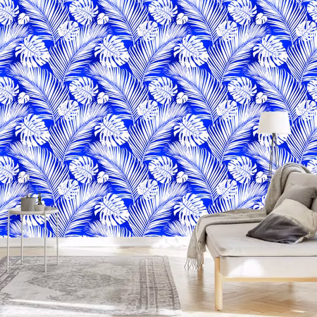 Tapet - Monstera och Palmblad