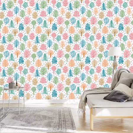 Tapet - Natur Träd Natur för Baby Room