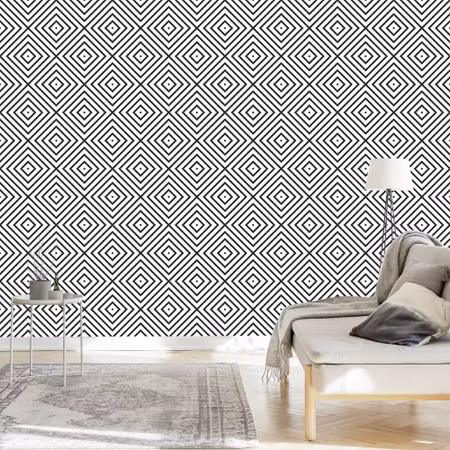 Tapet - Modernt Geometriskt Mönster