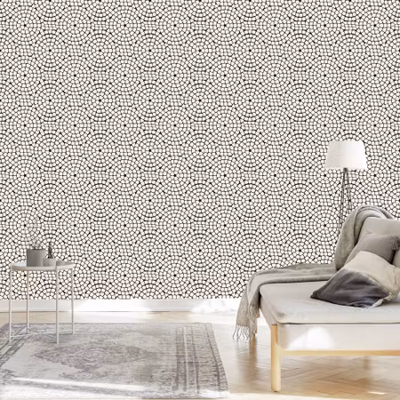 Tapet - Vägg Elegant Mosaik Vardagsrum Kontor