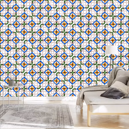 Tapet - För Matsal Kök Orientaliska Mosaikmönster