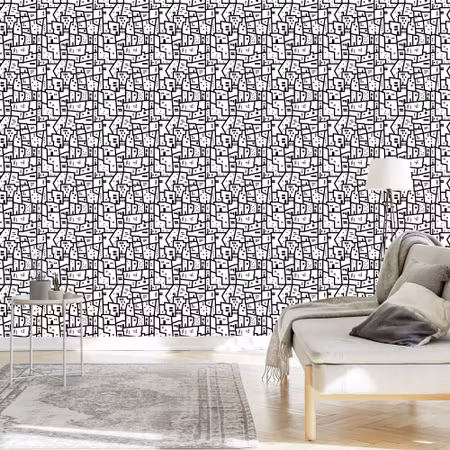 Tapet - Minimalistiskt Urbant Mönster
