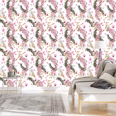 Tapet - Blommande Vilda Blommor