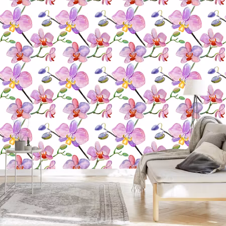 Tapet - Orkider Orkider Blommor Växter