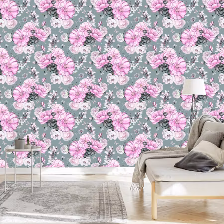 Tapet - Blommor