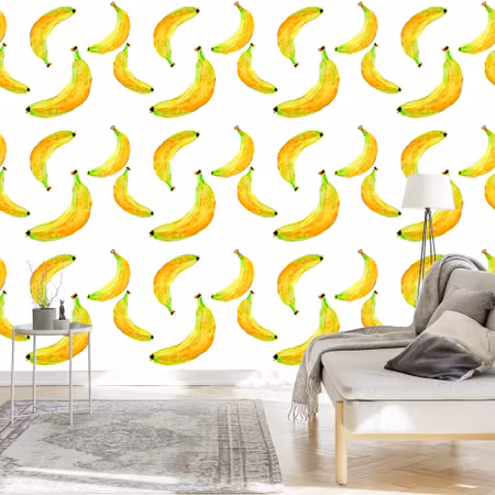 Tapet - Med Frukt Bananer för Kök Matsal