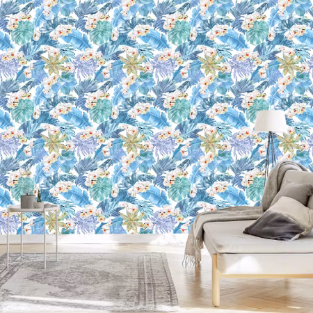 Tapet - Blad och Blommor av Magnolia