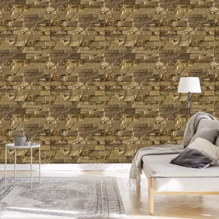Tapet - Stone Brick 3d-effekt