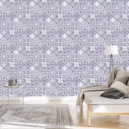 Tapet - Fashionabla Abstrakt Mosaik