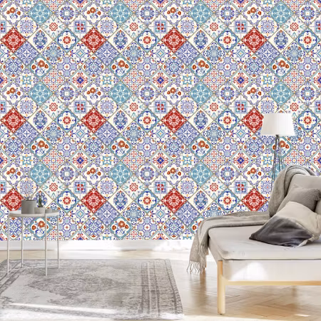 Tapet - Dekorativ Mosaik