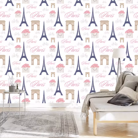 Tapet - Minimalistiska Paris