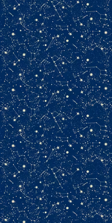Tapet - Cosmic inspirations - pattern with stars