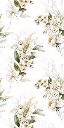 Tapet - Flowery dress