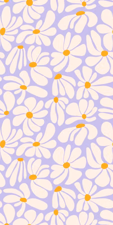 Tapet - Cute creamy little flowers - small flowers