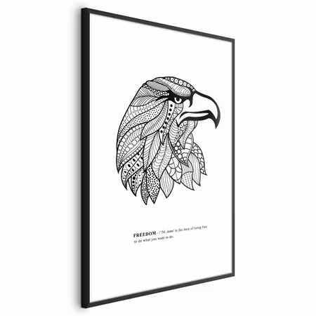 Poster med ram - Eagle of freedom