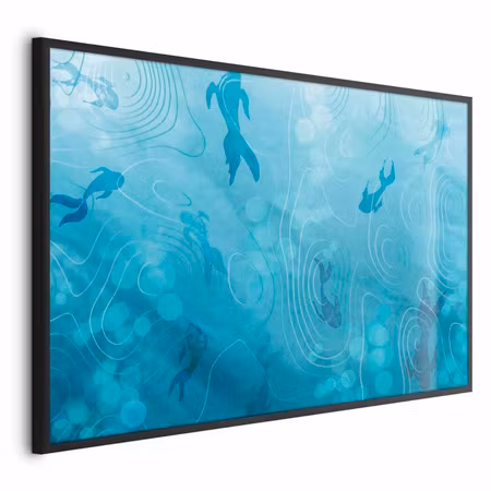 Poster med ram - Japanese pond