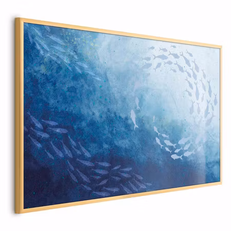 Poster med ram - Sea depths