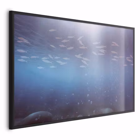 Poster med ram - Fish in the depths