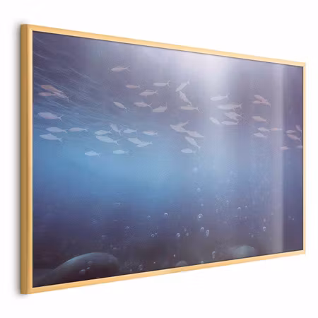 Poster med ram - Fish in the depths