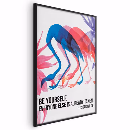 Poster med ram - Colorful repetition