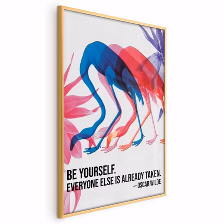 Poster med ram - Colorful repetition