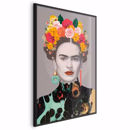 Poster med ram - Majestic frida