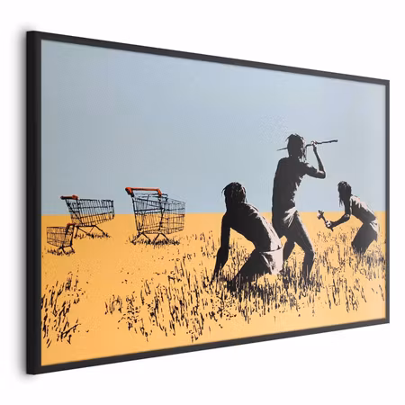Poster med ram - Bargain hunters