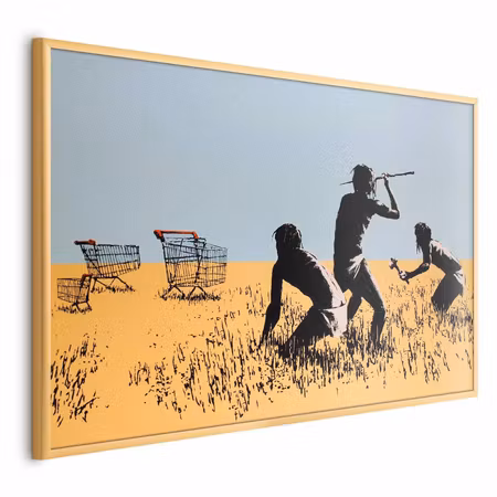 Poster med ram - Bargain hunters