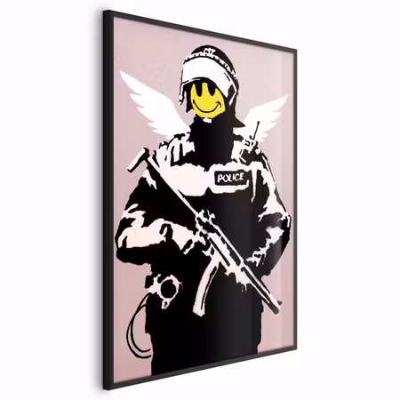 Poster med ram - Policeman