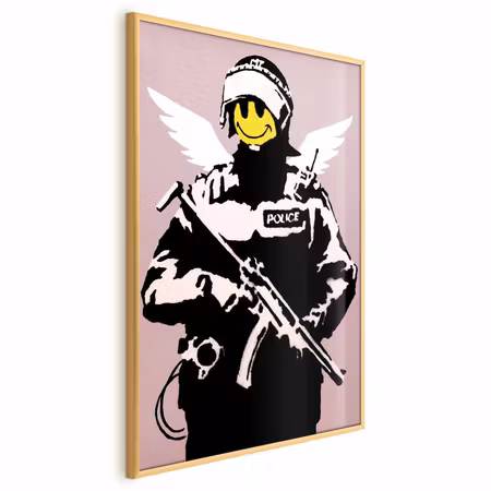 Poster med ram - Policeman