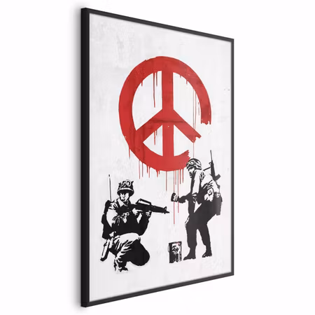 Poster med ram - War and peace