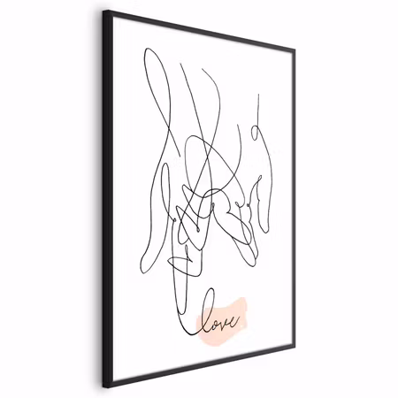 Poster med ram - Tangled feelings