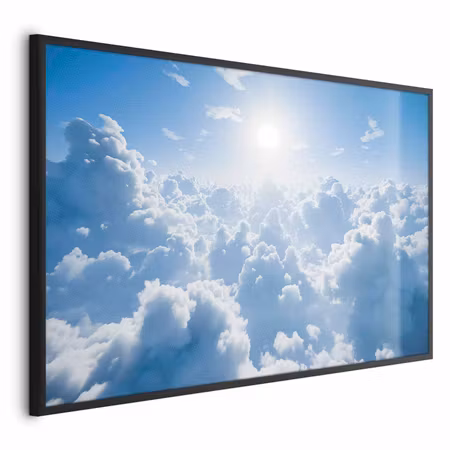 Poster med ram - Heavenly peace warm sun rays