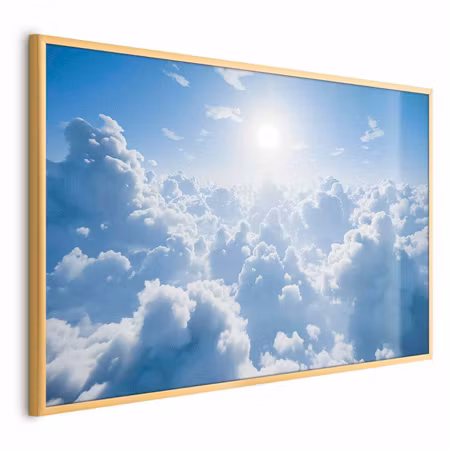 Poster med ram - Heavenly peace warm sun rays