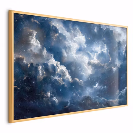 Poster med ram - Astronomical wonders clouds and
