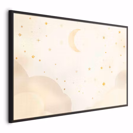 Poster med ram - Starry night